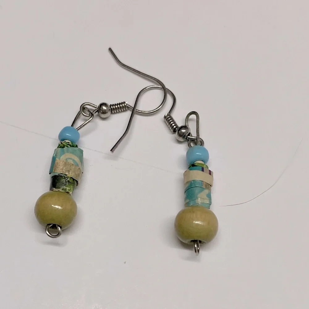 BoHo Earrings Lot of 6 Pairs Fun Colorful Unique Vintage Y2K